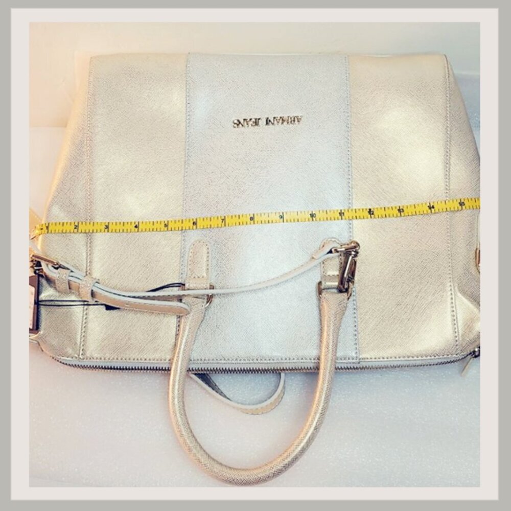Armani Jeans Gold Tone Purse, Brand new, never used, Tags & Dust Bag - Picture 11 of 14